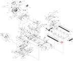 Horizon Fitness TM203 Treadmill Left & Right Side Rail Set W/ Decal 059933 - Z - hydrafitnessparts