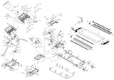 Horizon Fitness TM208 Treadmill Elevation Frame Set 058132 - AA - hydrafitnessparts