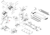 Horizon Fitness TM208 Treadmill Right Support Tube 062706 - AA - hydrafitnessparts