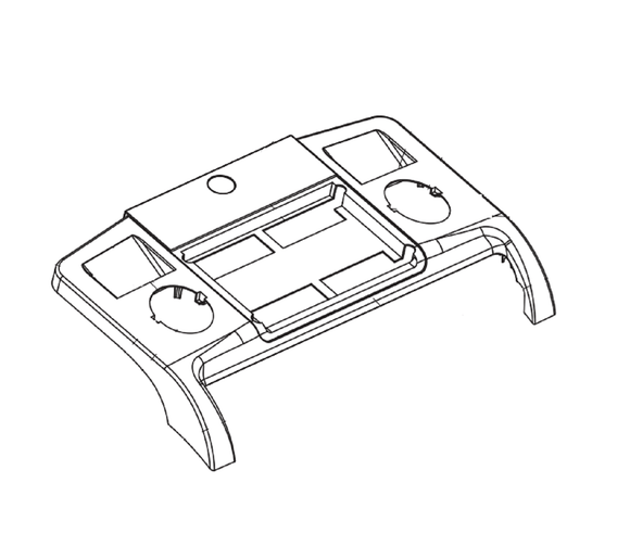 Horizon Fitness TM212 TM659 TM157 Treadmill Front Console Shell 056353 - AA - hydrafitnessparts