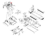 Horizon Fitness TM233 Treadmill Faceplate Only 049076 - EA - hydrafitnessparts