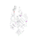 Horizon Fitness TM27B TM363 Treadmill Heart Rate Hand Sensor Pulse Grip Set 003425 - 00 - hydrafitnessparts