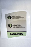 Horizon Fitness TM627 Treadmill Left Console Sticker 1000104066 - hydrafitnessparts