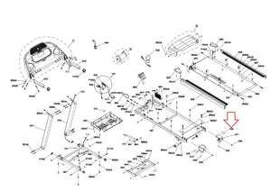 Horizon Fitness Tm688 Adventure 3 - 02 Treadmill Right Frame Sticker Cap 1000331676 - hydrafitnessparts