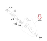 Horizon Fitness TM723 Treadmill Sleeve Set Semi Assembly 1000406287 - hydrafitnessparts