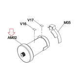 Horizon Fitness TM746 TM499 TM746B TM499B TM499G PTM499G Treadmill Dc Drive Motor Set Semi Assembly with Flywheel 1000443636 - hydrafitnessparts