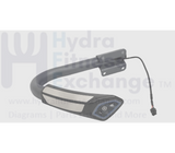 Horizon Fitness TM746 TM499 Treadmill Left Heart Rate Hand Pulse Sensor Grip Set Semi Assembly 1000442181 - hydrafitnessparts