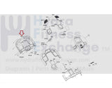 Horizon Fitness TM746 TM758 TM758B TM746B Treadmill Console Upper Cover 1000429978 - hydrafitnessparts