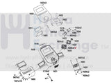 Horizon Fitness TM746 TM758 TM758B TM746B Treadmill Left Down Hips Key 1000421989 - hydrafitnessparts