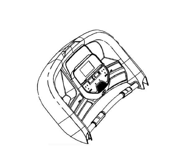 Horizon Fitness TM761 TM1004 Treadmill Display Console Set Semi Assembly 1000444633 - hydrafitnessparts