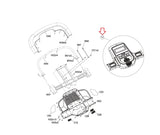 Horizon Fitness TM765 TM1002C Treadmill Display Console Overlay Set Semi Assembly 1000453633 - hydrafitnessparts