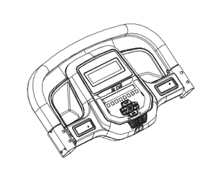 Horizon Fitness TM765 TM1002C Treadmill Display Console Set Semi Assembly 1000453630 - hydrafitnessparts