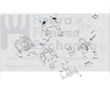 Horizon Fitness Treadmill Display Console Overlay Set Semi Assembly 1000442363 - hydrafitnessparts