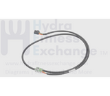 Horizon Fitness Treadmill Left Quick Key Connect Wire Harness 24AWG 1000356722 - hydrafitnessparts