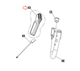 Horizon Fitness Treadmill Pulse Sensor Arm Rest Set 1000444924 - hydrafitnessparts