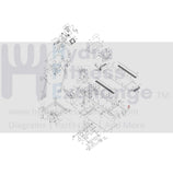 Horizon Fitness Treadmill Right Side Rail End Cap 000388 - DB - hydrafitnessparts