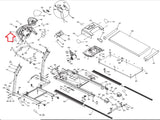 Horizon Merit Tempo Fitness Triumph Treadmill Console Housing Shell 056344 - AA - hydrafitnessparts