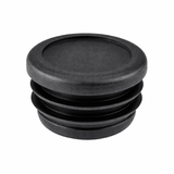 Hydra Fitness Exchange Round Plastic End Plug D48 Black - hydrafitnessparts