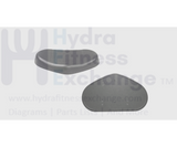 Hydra Fitness Recumbent Bike Saddle Seat W/Same Hole Size L 420mm x W 260mm - hydrafitnessparts