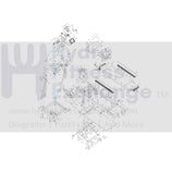 HZ Fitness Bottom Cover for Treadmill Models Advance Elite Series Part 001073 - AB - hydrafitnessparts