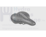 Keiser Indoor Cycle Saddle Seat L 270mm (10.63") x W 200mm (7.87") 23 - AS - 064 - hydrafitnessparts