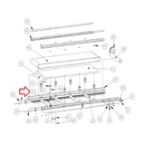 Landice 60 70 80 90 Series Treadmill VFX Deck Post 70297 - hydrafitnessparts