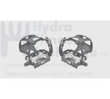 LeMond Stationary Bike Left & Right Foot Pedal Pair Spindle Size 9 - 16" 050 - 16343 - hydrafitnessparts