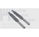 Life Fitness Cybex Stationary Bike Left & Right Pedal Strap Pair AX - 46022 - hydrafitnessparts