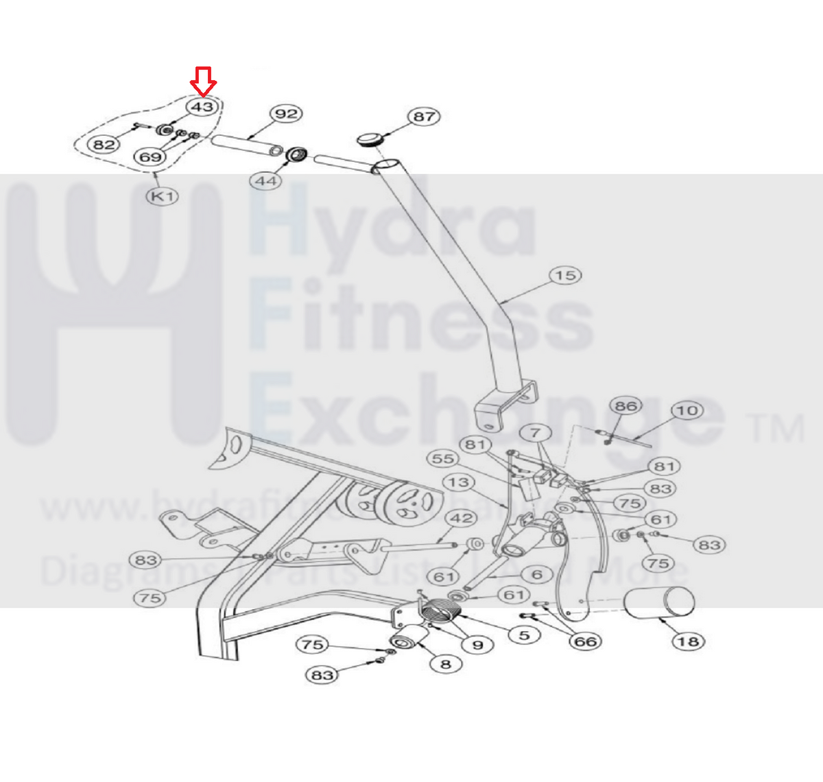 Life Fitness Cybex Strength System Endcap 11090-374 – hydrafitnessparts