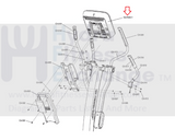 Life Fitness Elliptical Display Console Panel 10DN - DWXXX - 01 & AK92 - 00052 - 0000 - hydrafitnessparts