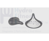 Life Fitness Indoor Cycle Saddle Seat 4 Screws Base L 290mm x W 300mm - hydrafitnessparts