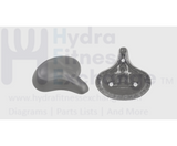 Life Fitness Indoor Cycle Saddle Seat L 270mm (10.63") x W 250mm (9.84") - hydrafitnessparts