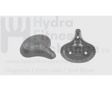 Life Fitness Indoor Cycle Saddle Seat L 270mm (10.63") x W 250mm (9.84") - hydrafitnessparts
