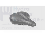 Life Fitness Indoor Cycle Saddle Seat L 270mm (10.63")xW 200mm (7.87") 23 - AS - 064 - hydrafitnessparts