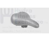 Life Fitness Indoor Cycle Saddle Seat L 275mm (10.83") x W 190mm 0017 - 00009 - 1040 - hydrafitnessparts