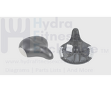 Life Fitness Indoor Cycle Saddle Seat W/Round Stud Clamp Style L 318mm x W 335mm - hydrafitnessparts