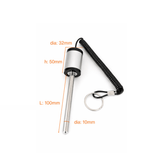 Life Fitness Magnetic Weight Stack Pin ⌀10mm & 100mm L 7338101 Strength System - hydrafitnessparts