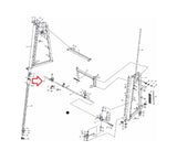 Life Fitness SSM Strength System SSM Right Carriage Weldment 9209501 - hydrafitnessparts