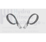 Life Fitness Stationary Bike Left & Right Indoor Cycle Pedal Strap 12mm 9171301 - hydrafitnessparts