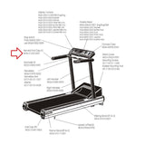 Life Fitness TR - 9100HR TR9100 TR9500 Treadmill Handrail End Cap 0K26 - 01232 - 0001 - hydrafitnessparts