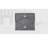 Life Fitness Treadmill Ergo Bar Handlebar Mounted Wire Guide Holder 469401 - hydrafitnessparts