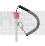 Magnetic Red Weight Stack Pin For Cable Gym Commercial & Home Gym Pins Pop Knob - hydrafitnessparts