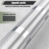 Major Fitness 7ft 20kg Home Gym Barbell Silver - hydrafitnessparts