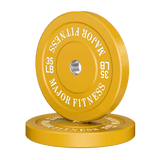 Major Fitness Low Bounce Bumper Plates Olympic Weight Plates Set 35LB Pair - hydrafitnessparts