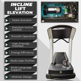Matrix AFG Treadmill Incline Lift Elevation Motor Actuator 500 LBS 1000326267 - hydrafitnessparts