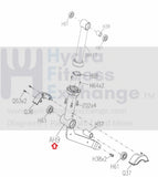 Matrix Commercial A3x - 01 - G4 A5x - 03 - G Elliptical Left Lower Pivot Arm Set 0000088072 - hydrafitnessparts