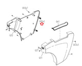 Matrix Commercial Elliptical Tapped Hole Clip 038449 - A - hydrafitnessparts