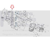 Matrix Fitness EP625 CEP625 FCB93 Upright Bike Overlay Shield Set 1000375451 - hydrafitnessparts