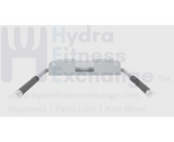 Matrix Fitness GM108 Iced Silver Handle Set 1000349141 - hydrafitnessparts