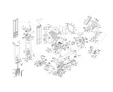 Matrix Fitness GM108 Strength System Adjustable Pin Set Assembly 1000420434 - hydrafitnessparts